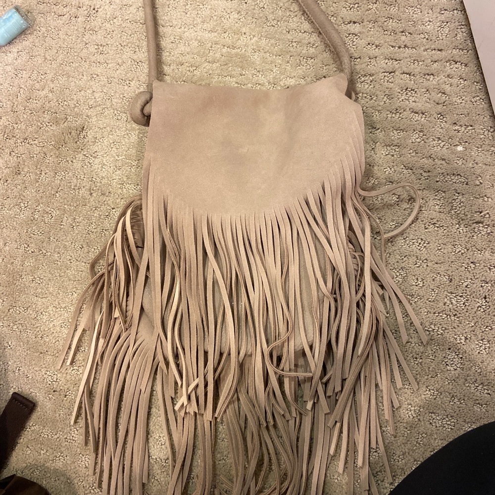 Moda luxe crossbody fringe bag